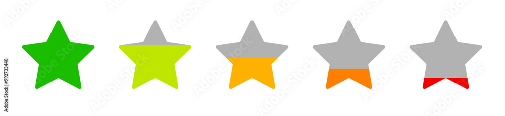 Good to bad star rating. Quality feedback satisfaction concept. Achievement award survey reputation review satisfaction score symbol.
Good to bad star rating. Quality feedback satisfaction concept. Achievement award survey reputation review satisfaction score symbol.