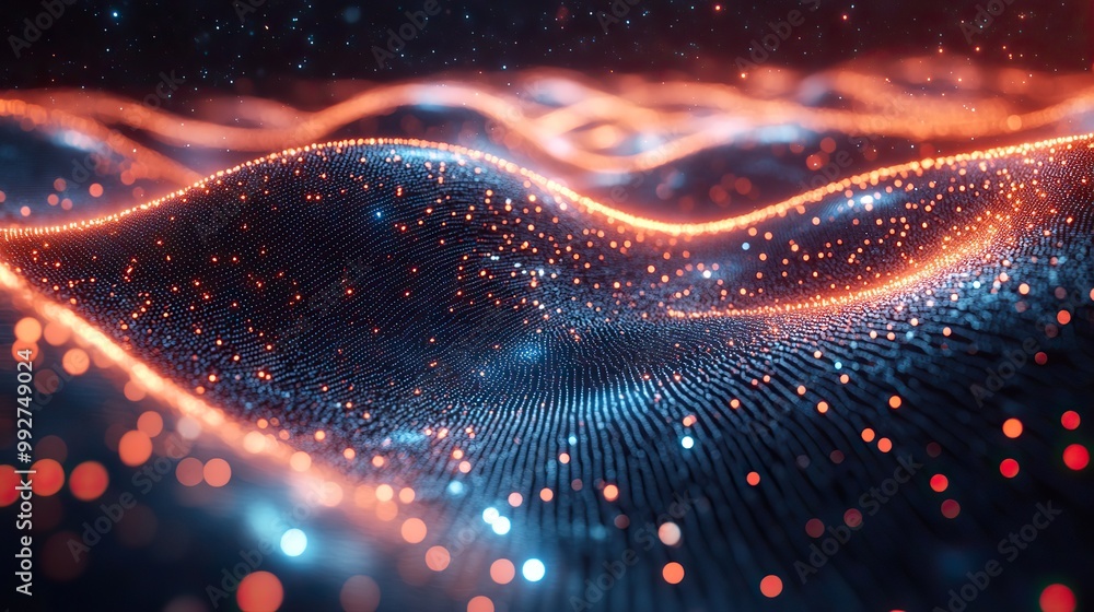 A 3D illustration of abstract technology with binary tubes and connections, highlighting the complexity of digital networks. A 3D illustration of abstract technology with binary tubes and connections, highlighting the complexity of digital networks.