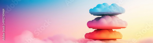 Multi-tier cloud architecture with different layers of computing and storage, Cloud Architecture, System Layers