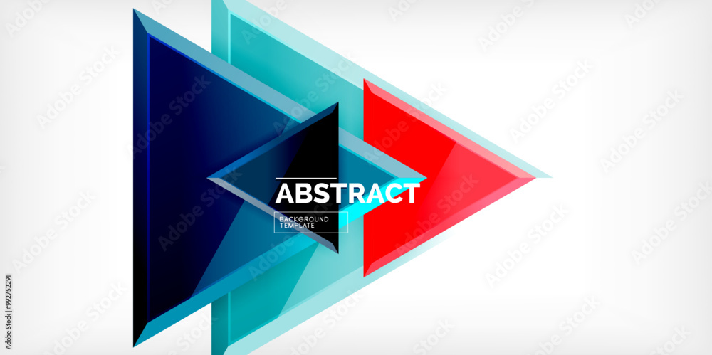 Abstract background - glossy triangles. Vector Illustration For Wallpaper, Banner, Background, Card, Book Illustration, landing page Abstract background - glossy triangles. Vector Illustration For Wallpaper, Banner, Background, Card, Book Illustration, landing page