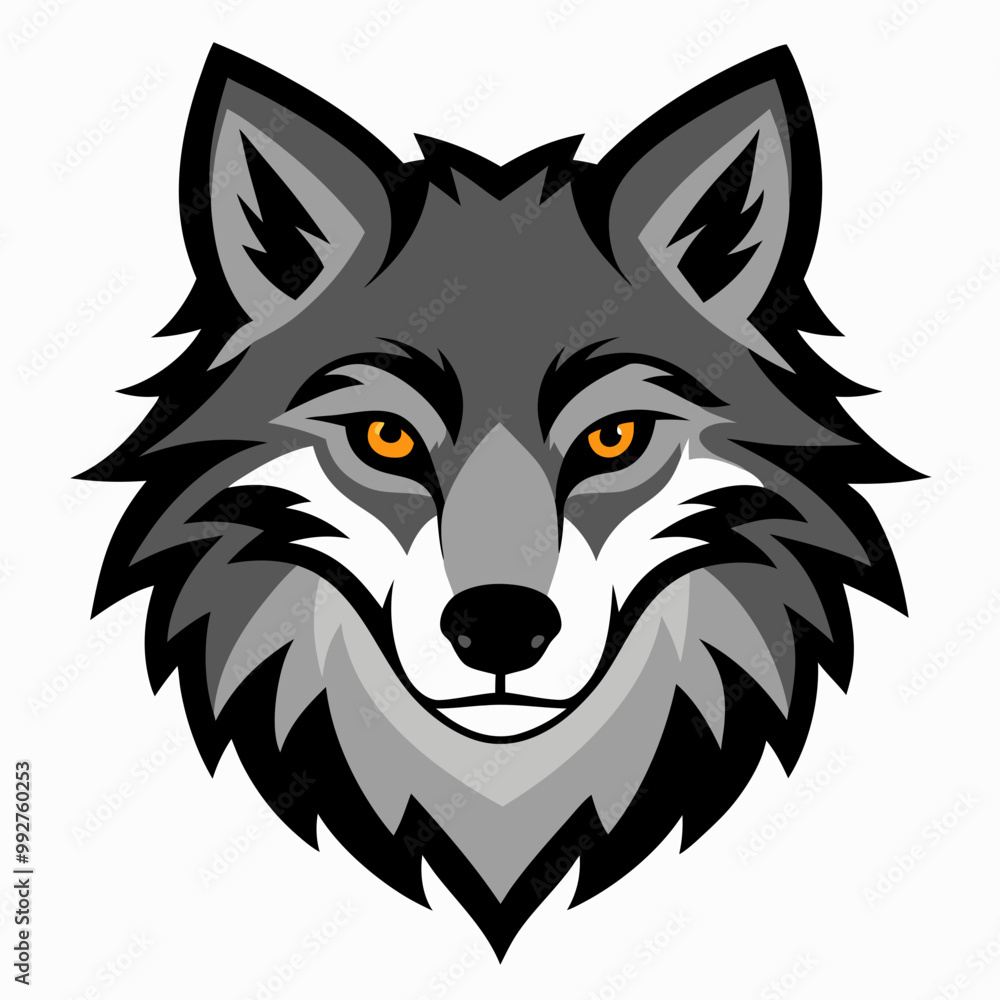 Wolf Head Vector Design Wolf Head Vector Design