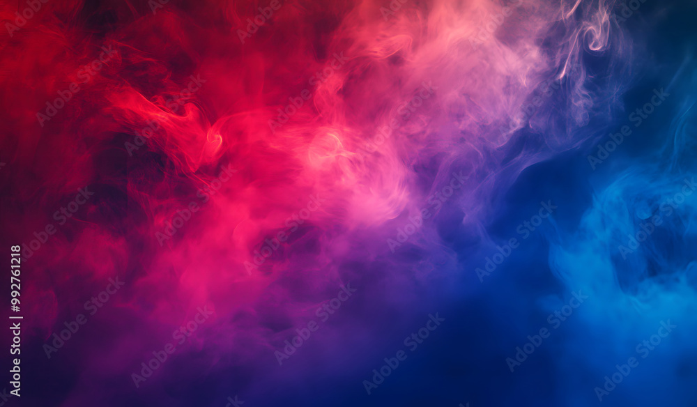 Abstract Red and Blue Smoke Background – Mysterious Gradient Flow Design Abstract Red and Blue Smoke Background – Mysterious Gradient Flow Design