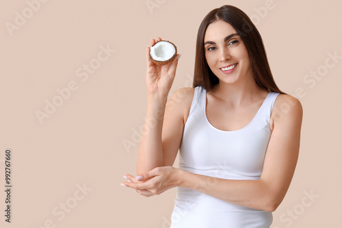 Beautiful young woman with ...