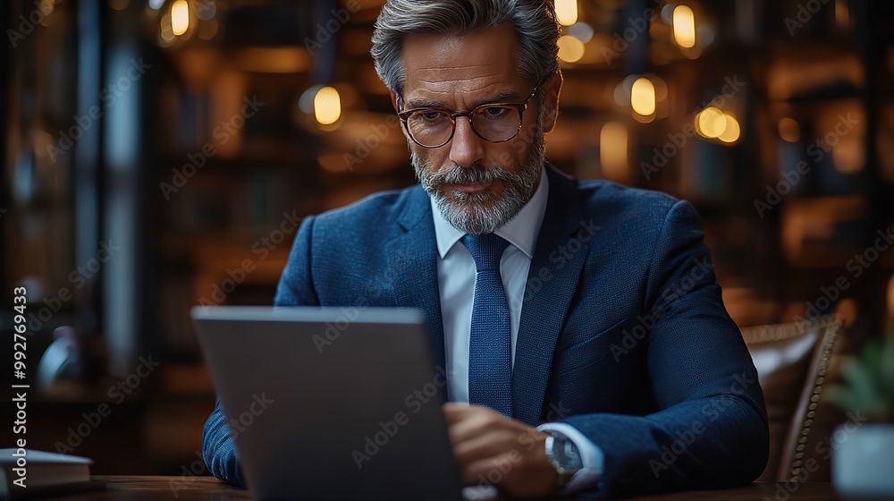A businessman safeguards data privacy on digital devices, emphasizing the importance of cybersecurity and financial protection. A businessman safeguards data privacy on digital devices, emphasizing the importance of cybersecurity and financial protection.