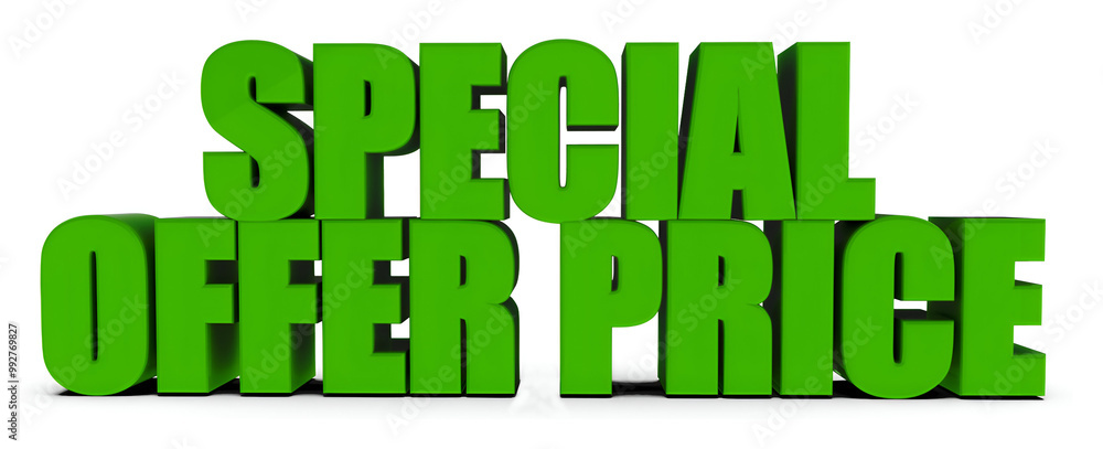 Special Offer Price, 3d text Special Offer Price, 3d text