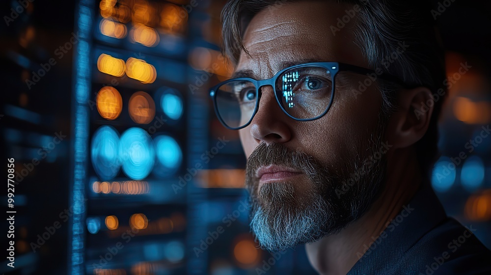 A businessman uses virtual network connections to secure business data, showcasing modern cybersecurity strategies against digital threats. A businessman uses virtual network connections to secure business data, showcasing modern cybersecurity strategies against digital threats.