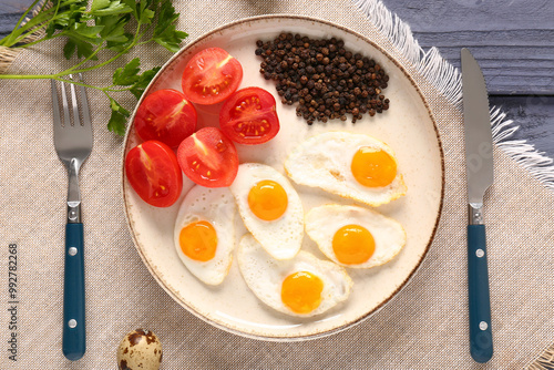 Healthy breakfast with frie...