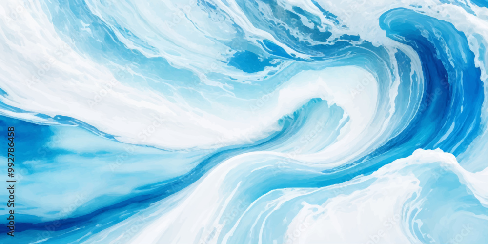 abstract soft blue and white abstract water color ocean wave texture background .Fluid blue ocean wave layer Tsunami wave background in flat cartoon style. Big blue tropical water splash. abstract soft blue and white abstract water color ocean wave texture background .Fluid blue ocean wave layer Tsunami wave background in flat cartoon style. Big blue tropical water splash.