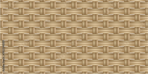 Bamboo woven vector design eps 4