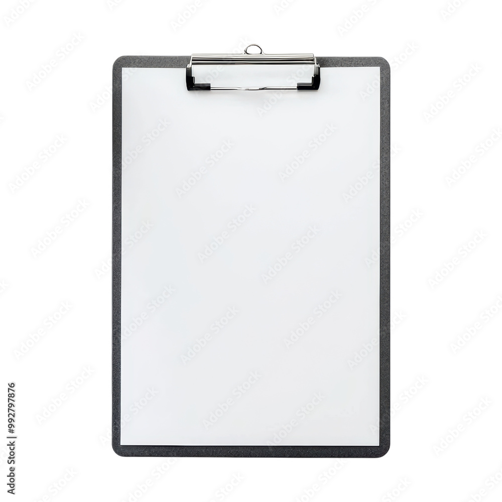 A blank clipboard with a metal clip against a dark background, ideal for notes, sketches, and organization. A blank clipboard with a metal clip against a dark background, ideal for notes, sketches, and organization.