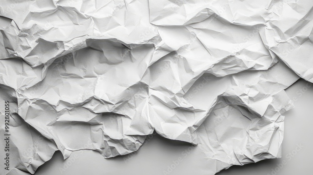 Crumpled paper with a gray tone reflecting classic photograph texture Crumpled paper with a gray tone reflecting classic photograph texture
