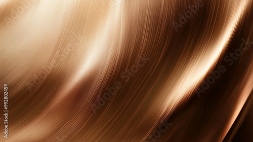 Sleek Brushed Bronze Background photo