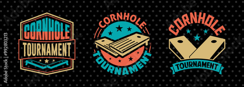 Cornhole Tournament SVG Cornhole game Tshirt Bundle Cornhole Quote Design