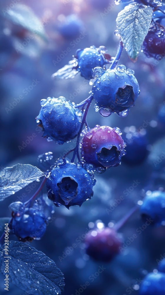 Surreal blueberry vision blending dreamlike and fantastical elements for a unique and imaginative representation. Surreal blueberry vision blending dreamlike and fantastical elements for a unique and imaginative representation.