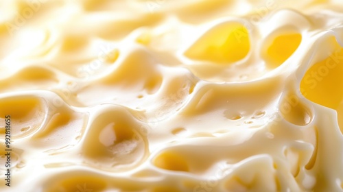 Close Up of Creamy Cheese