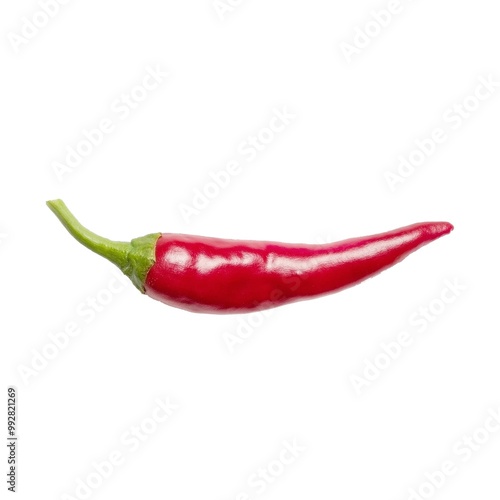 red hot chili peppers isolate on white background