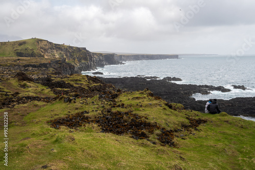 Londrangar Basalt Cliffs (Hellnar) in Iceland