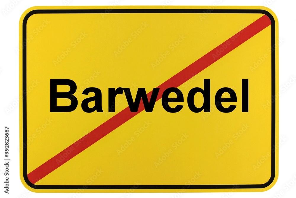 Illustration eines Ortsschildes der Gemeinde Barwedel in Niedersachsen Illustration eines Ortsschildes der Gemeinde Barwedel in Niedersachsen