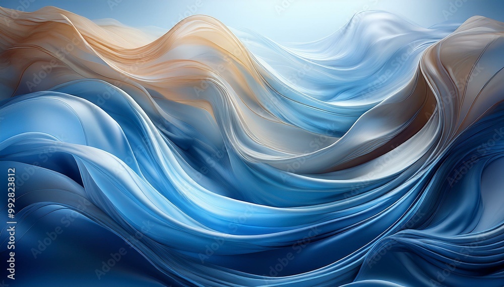 抽象的な水と布のブレンド Abstract Water and Fabric Blend 抽象的な水と布のブレンド Abstract Water and Fabric Blend