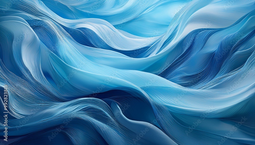抽象的な水と布のブレンド Abstract Water and Fabric Blend 抽象的な水と布のブレンド Abstract Water and Fabric Blend