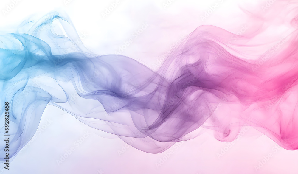 Abstract Colorful Gradient Waves on Soft Background Design Abstract Colorful Gradient Waves on Soft Background Design