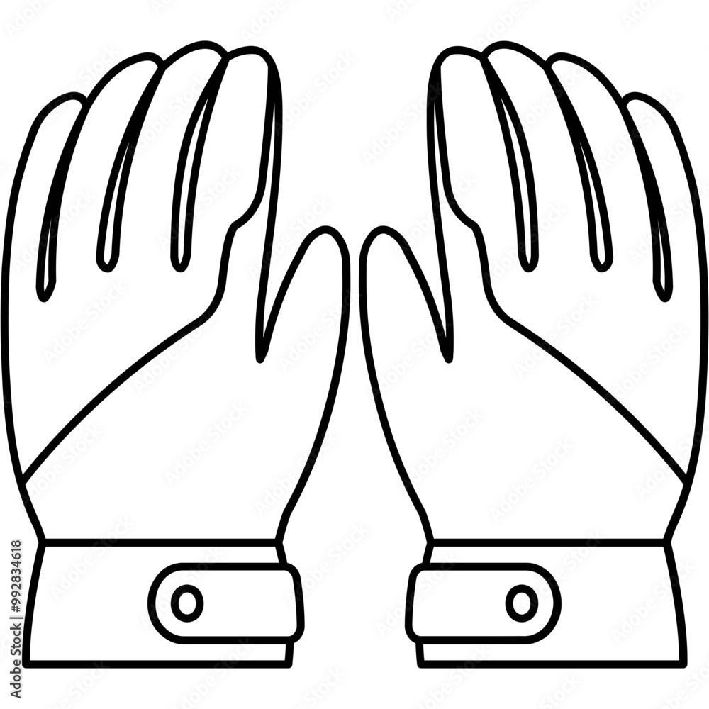 Obraz premium Gloves Icon