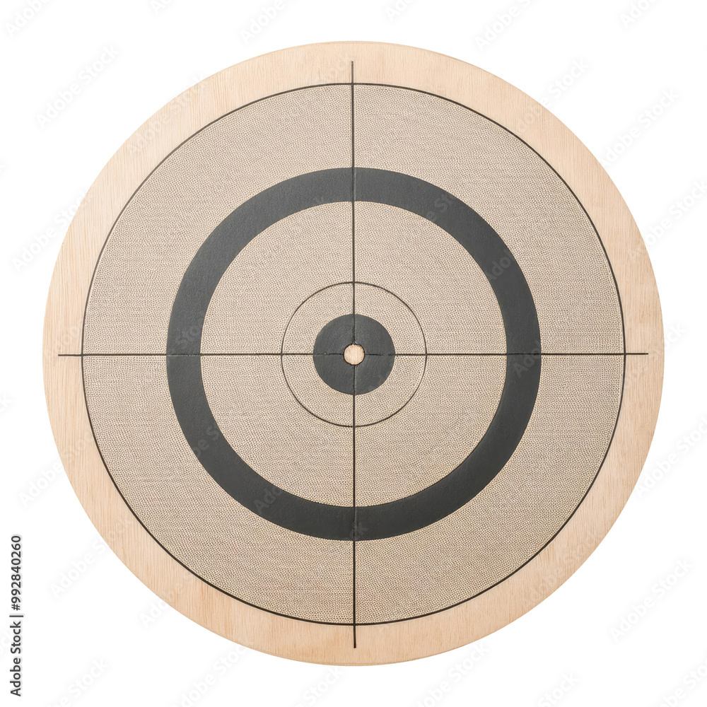 Wooden Dartboard Target Isolated on Transparent Background. Wooden Dartboard Target Isolated on Transparent Background.
