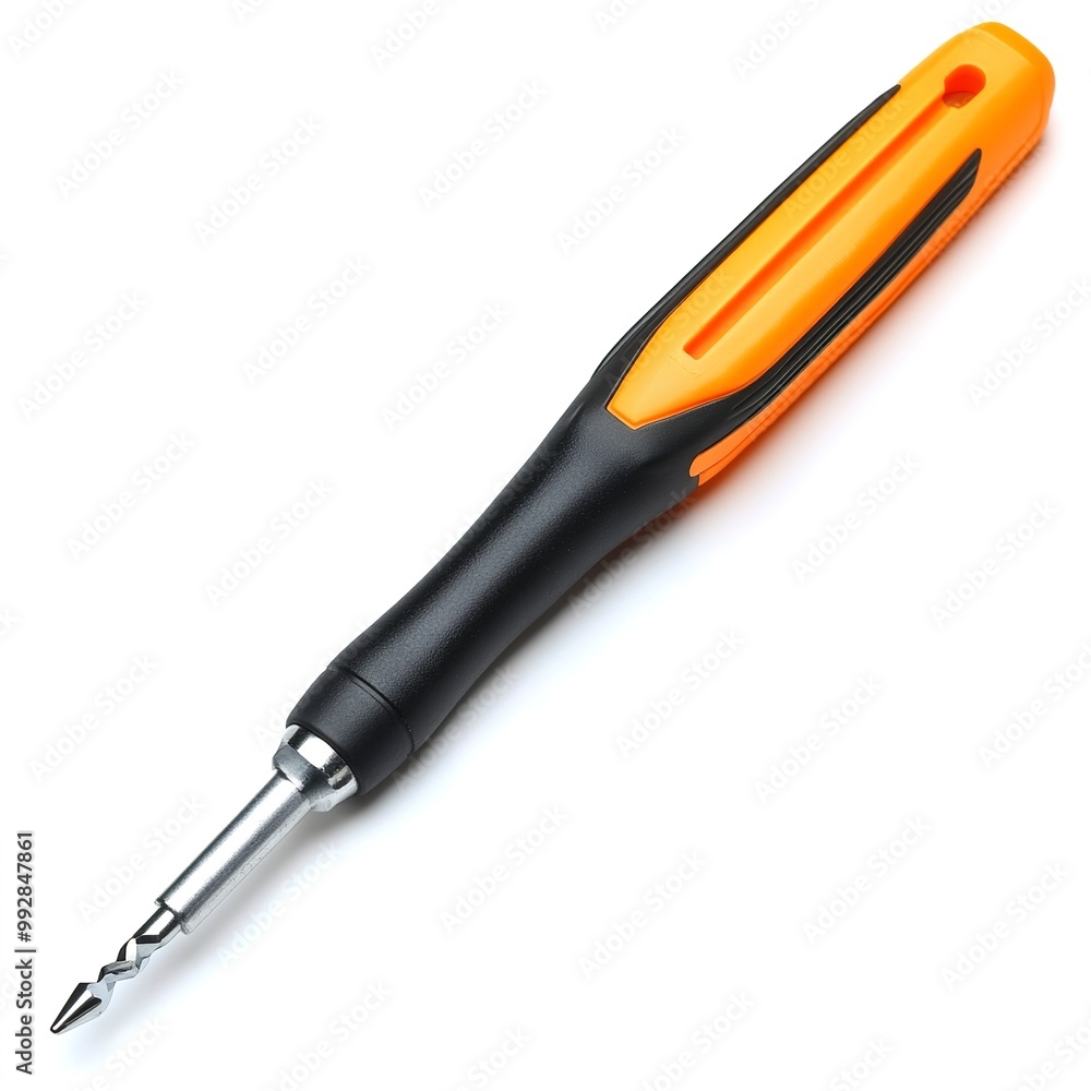 Fototapeta premium Basic hand tools, Allen (Hex) Screwdriver, isolated on white background 