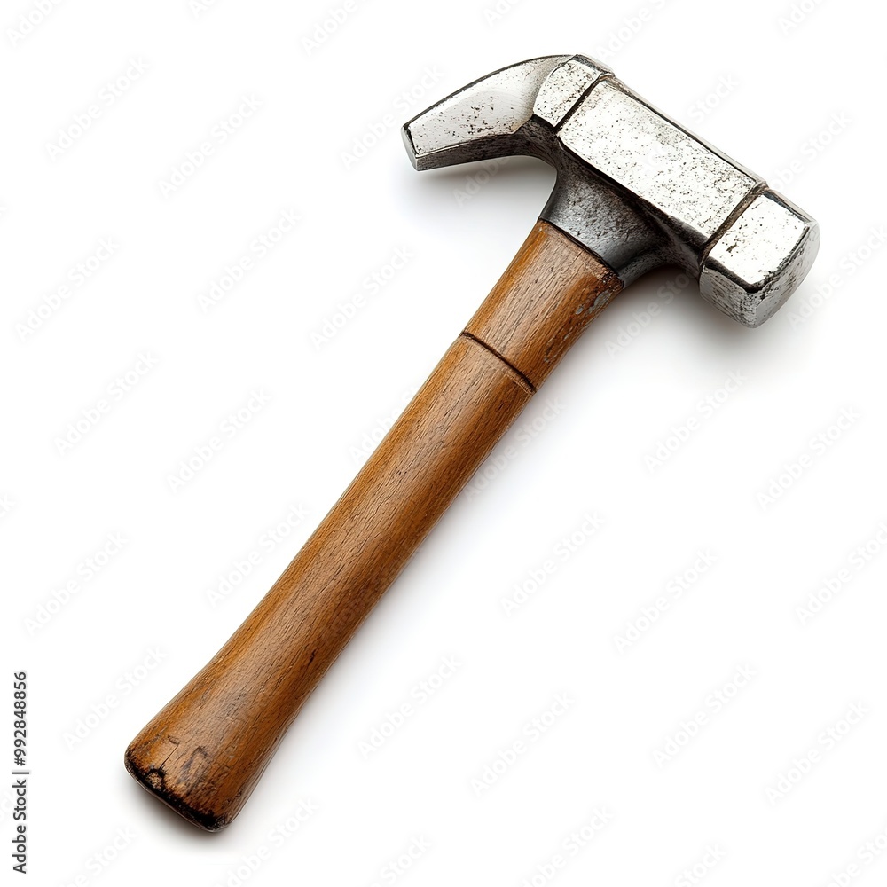 Basic hand tools: Sledgehammer Claw Hammer isolated on white background Basic hand tools: Sledgehammer Claw Hammer isolated on white background