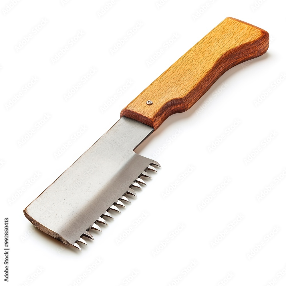 Basic hand tools, Crosscut Saw, isolated on white background 