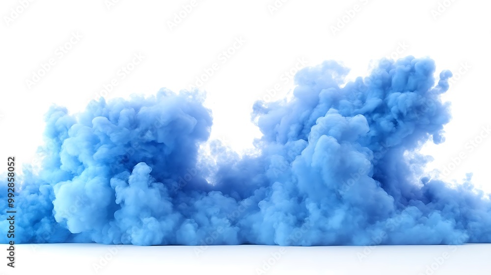 Abstract Blue Smoke Background Illustration Abstract Blue Smoke Background Illustration