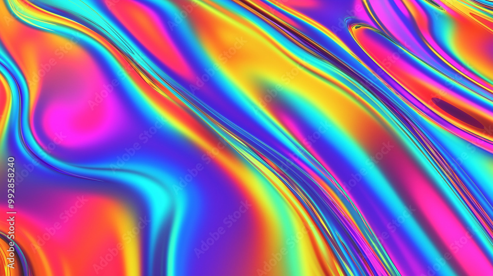smooth rainbow liquid chrome texture background smooth rainbow liquid chrome texture background