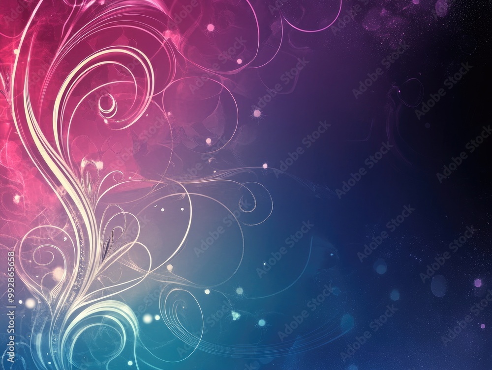 Fantasy swirl background design