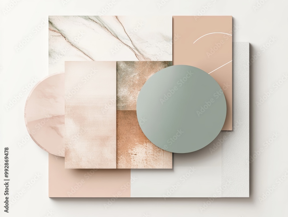 Abstract composition of shapes and colors creating a modern aesthetic for art and design enthusiasts. Abstract composition of shapes and colors creating a modern aesthetic for art and design enthusiasts.