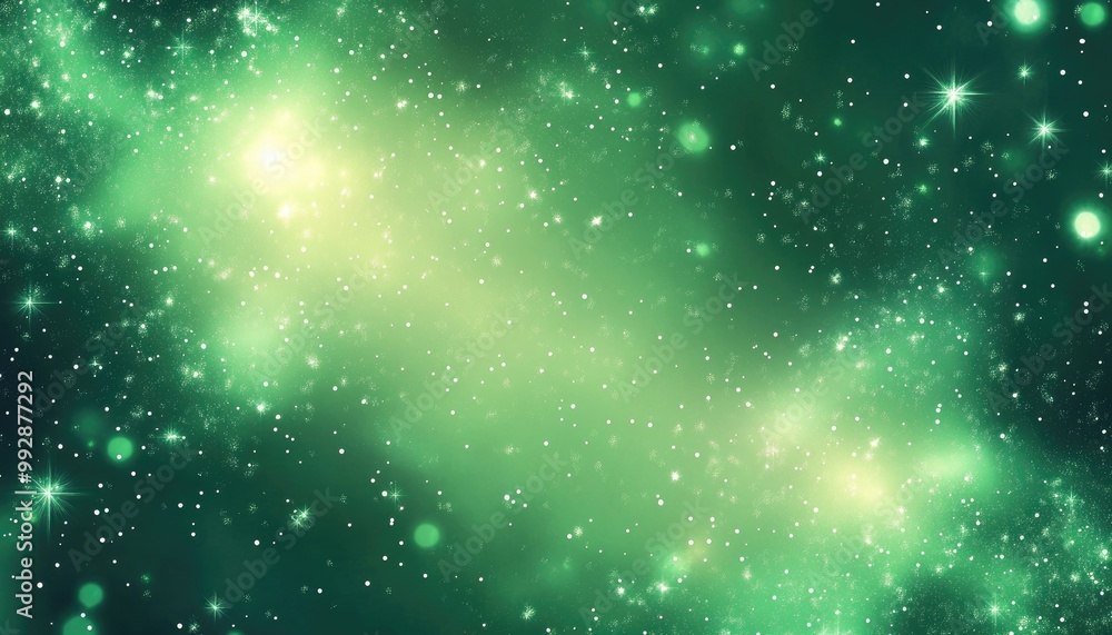 Light green 2D cartoon backdrop featuring galaxy stars An abstract glitter illustration with vibrant cosmic stars Suitable for futuristic advertisements or booklets Light green 2D cartoon backdrop featuring galaxy stars An abstract glitter illustration with vibrant cosmic stars Suitable for futuristic advertisements or booklets