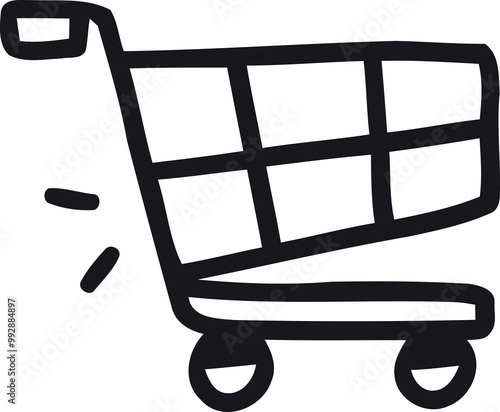 Hand Drawn Shopping Related Doodle Icon