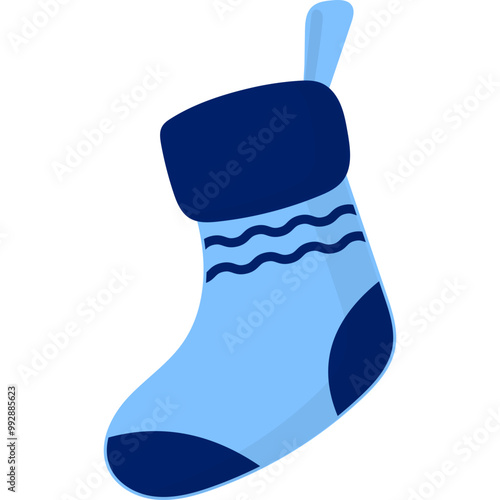 Winter Sock Illustration