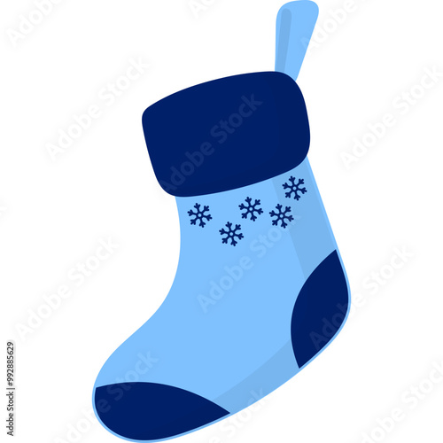 Winter Sock Illustration