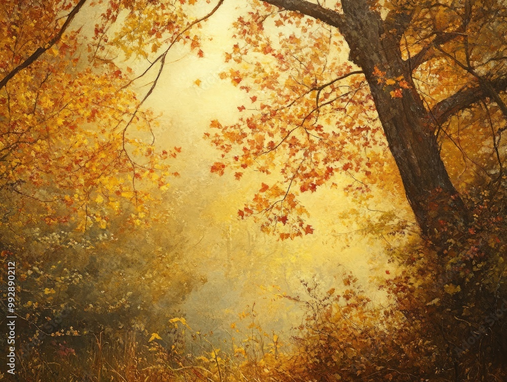 autumn colors and warm light autumn colors and warm light