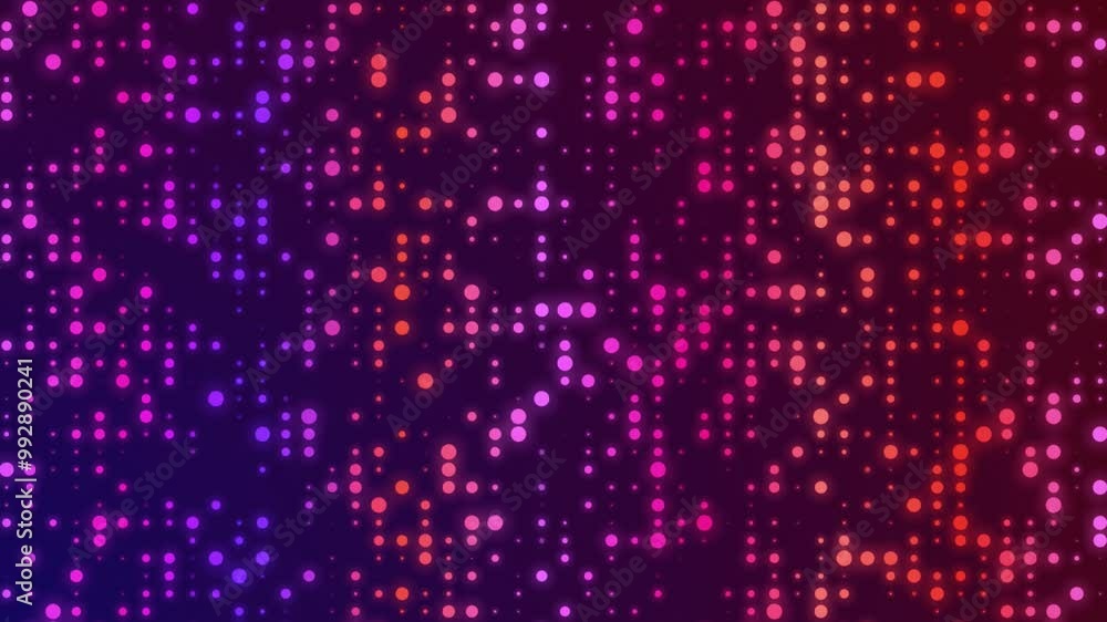 Colorful Dots Background VJ Loop