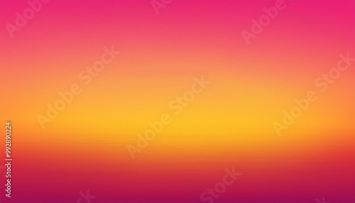 Orange pink gradient background. Pink and yellow sunset color