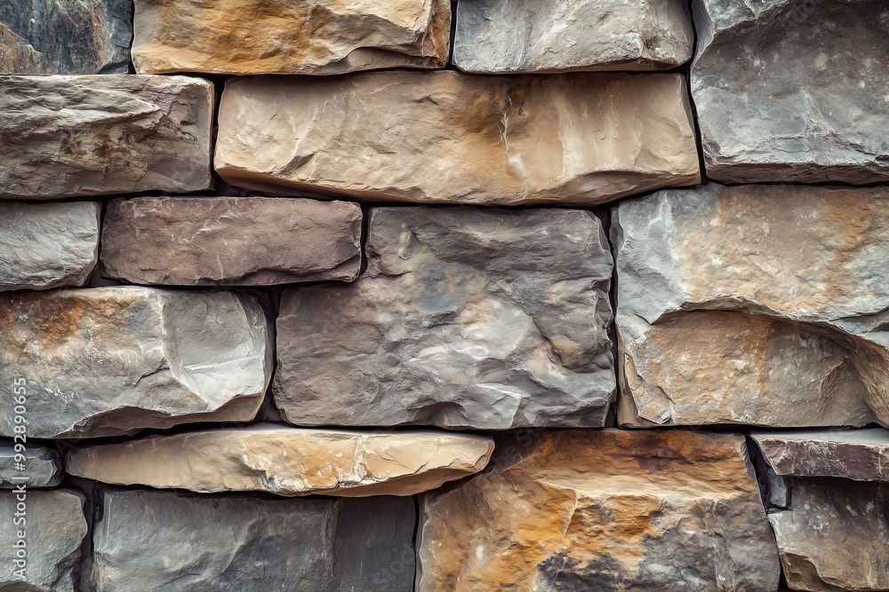 Stone Wall Texture with Natural Rough Surface Stone Wall Texture with Natural Rough Surface