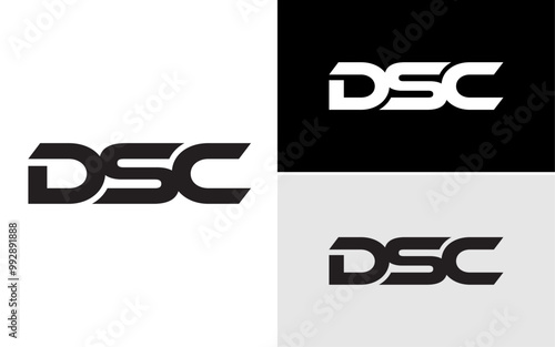 Initial DSC logo design template