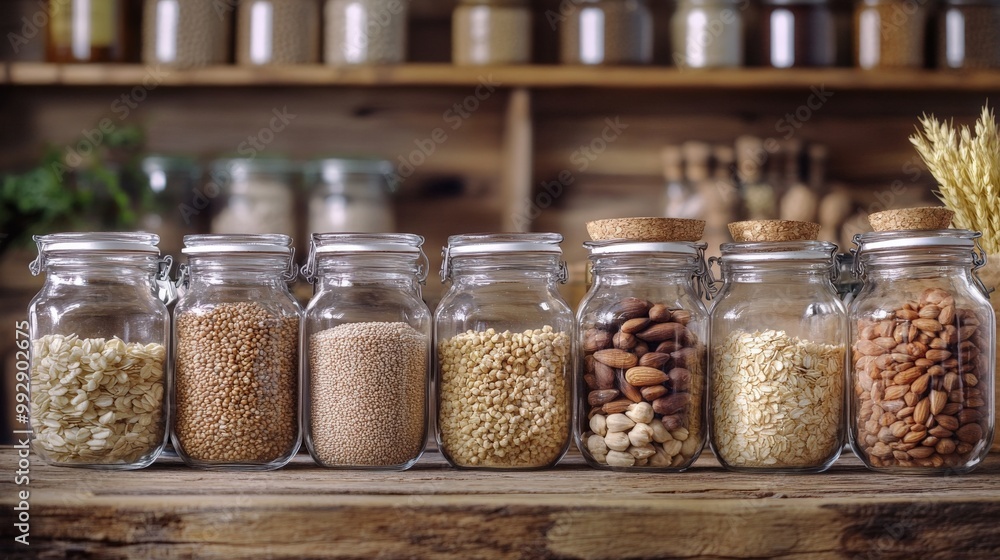 Organic Pantry Essentials Display Organic Pantry Essentials Display