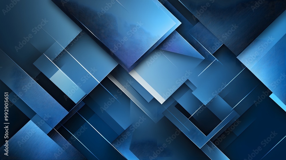 blue geometric shape abstract technology background. blue geometric shape abstract technology background.