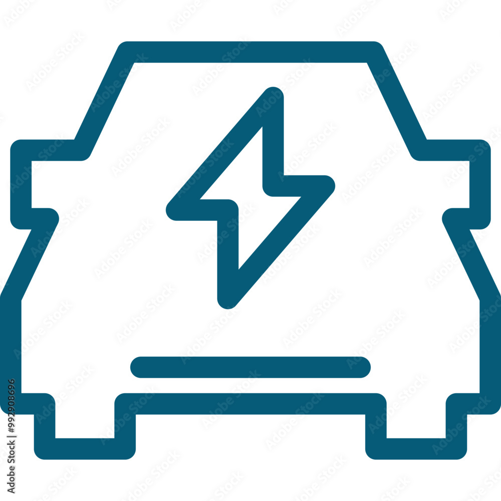 Electric Vehicle Icon Electric Vehicle Icon