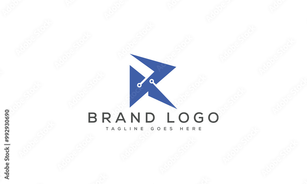 letter R logo design vector template design for brand. letter R logo design vector template design for brand.