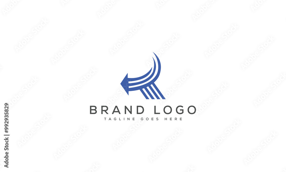 letter R logo design vector template design for brand. letter R logo design vector template design for brand.