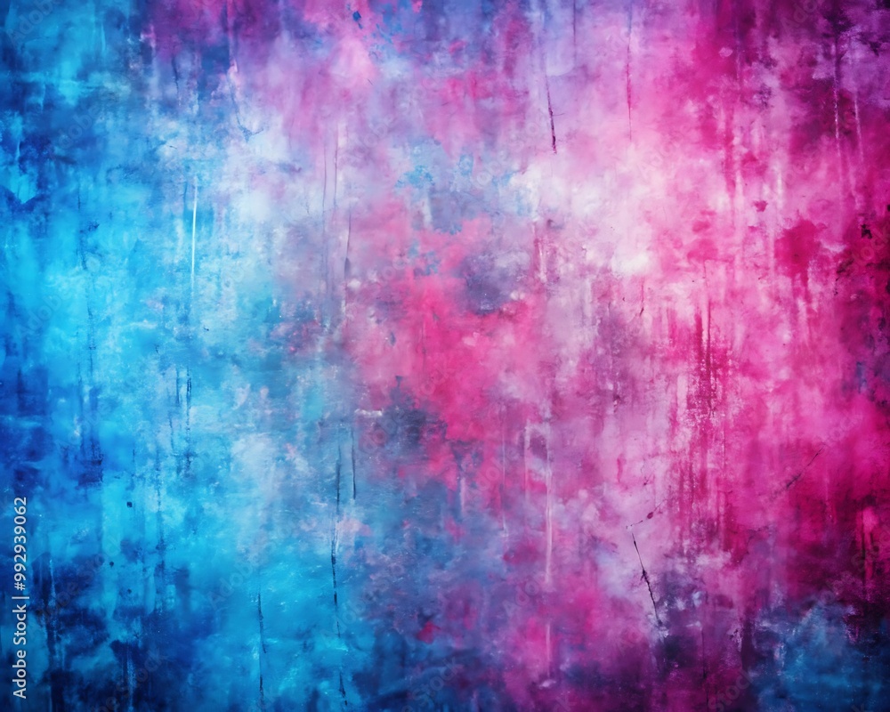 Obraz premium Blue grunge background, Wallpaper, Photo or Texture for post banner. Ai Gegerated