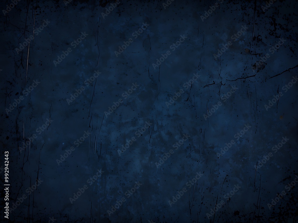 Obraz premium Blue grunge background, Wallpaper, Photo or Texture for post banner. Ai Gegerated